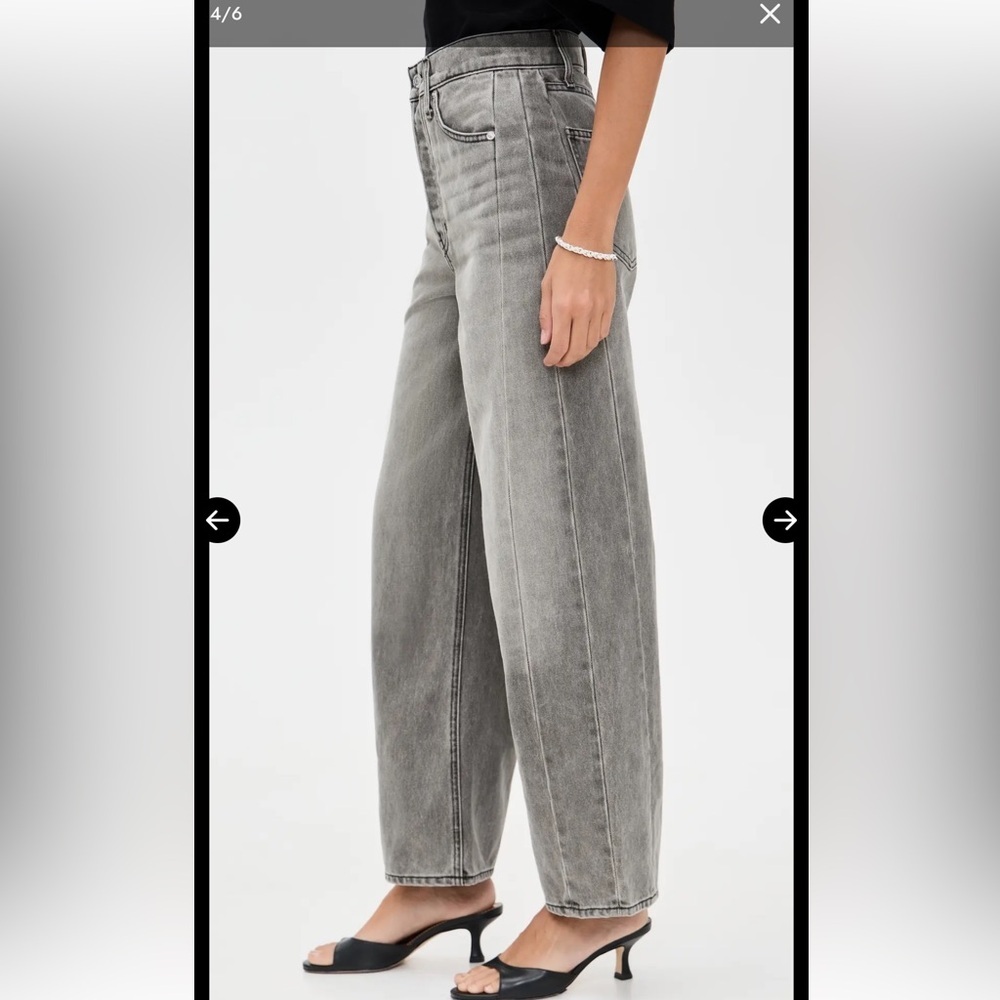 Veronica Beard Ryder Saddle Barrel Jeans 26 - Picture 5 of 13